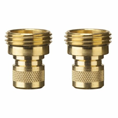 NELSON L R Connectors 2 Male Brass Quick 854174-1001